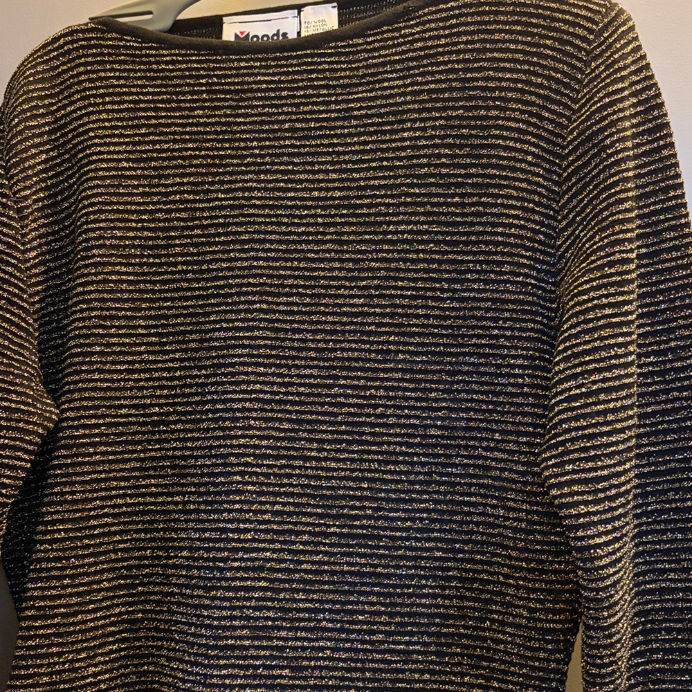 Black and Gold Women's Sweater